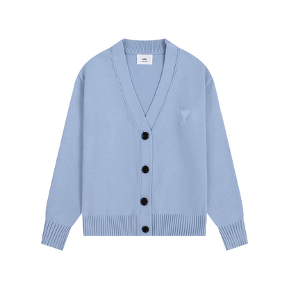 AMI Cotton and wool cardigan