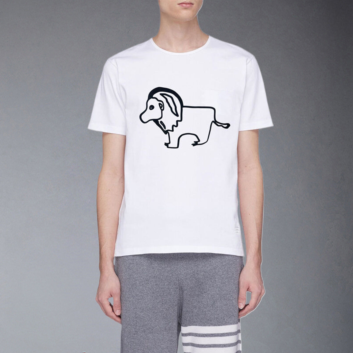 Lion print T-shirt