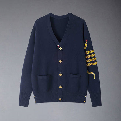TNOM 2025  Snake knit cardigan