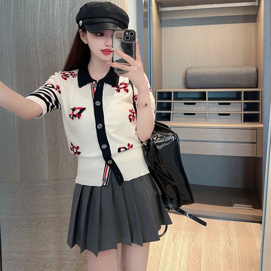 TNOM  Jacquard Cardigan