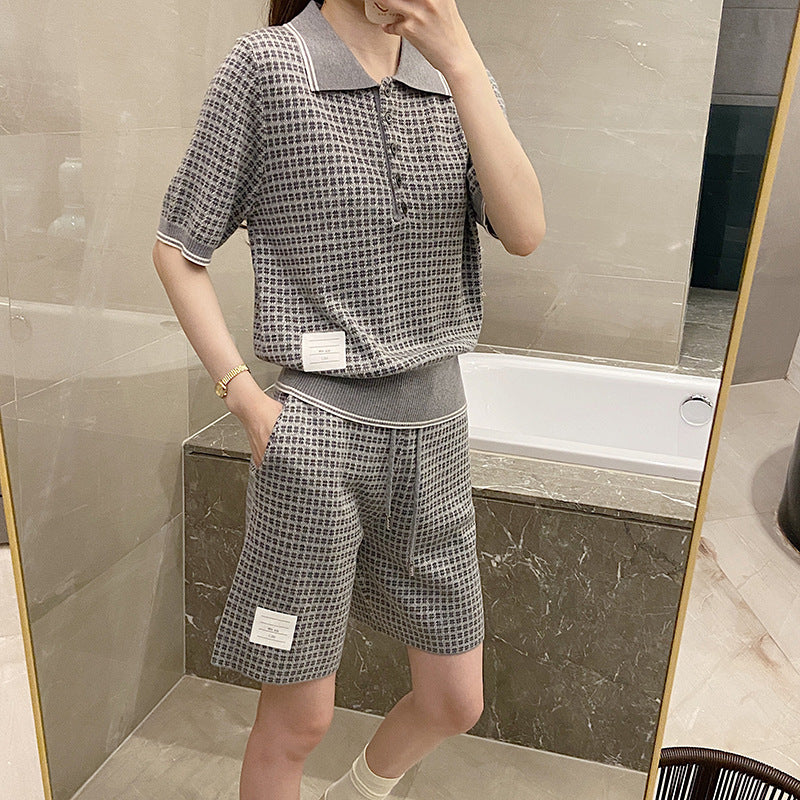 plaid T-shirt