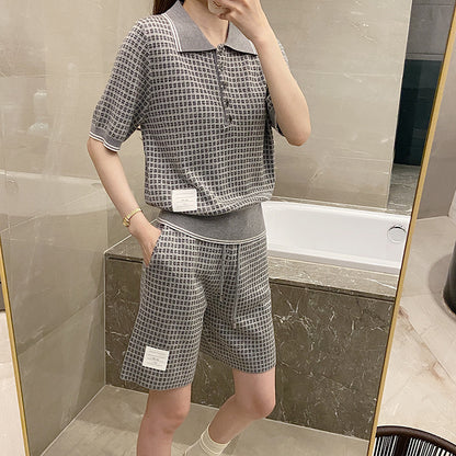 plaid T-shirt
