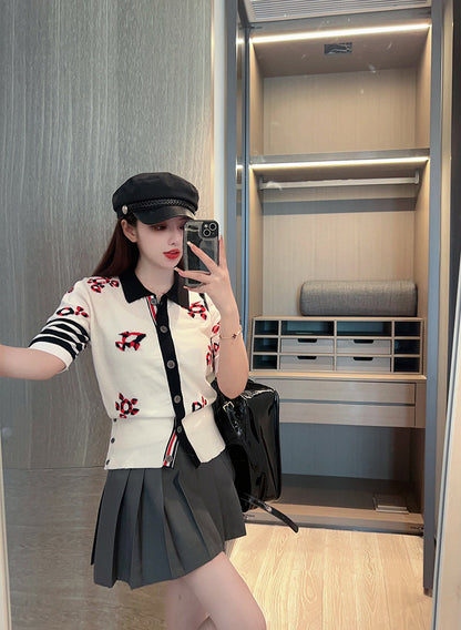 TNOM  Jacquard Cardigan