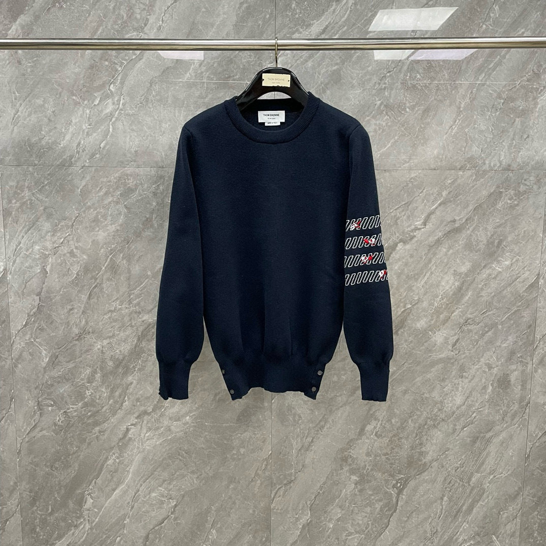 2025 Embroidered sweater