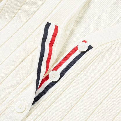 Cotton wool knitted cardigan