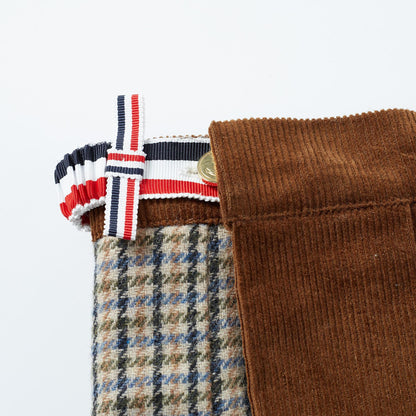 2025 Bow-knitted sweater + short skirt