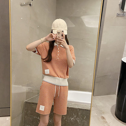 plaid T-shirt