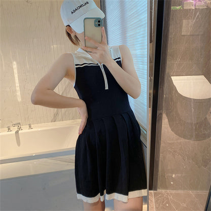2025 Knitted pleated skirt