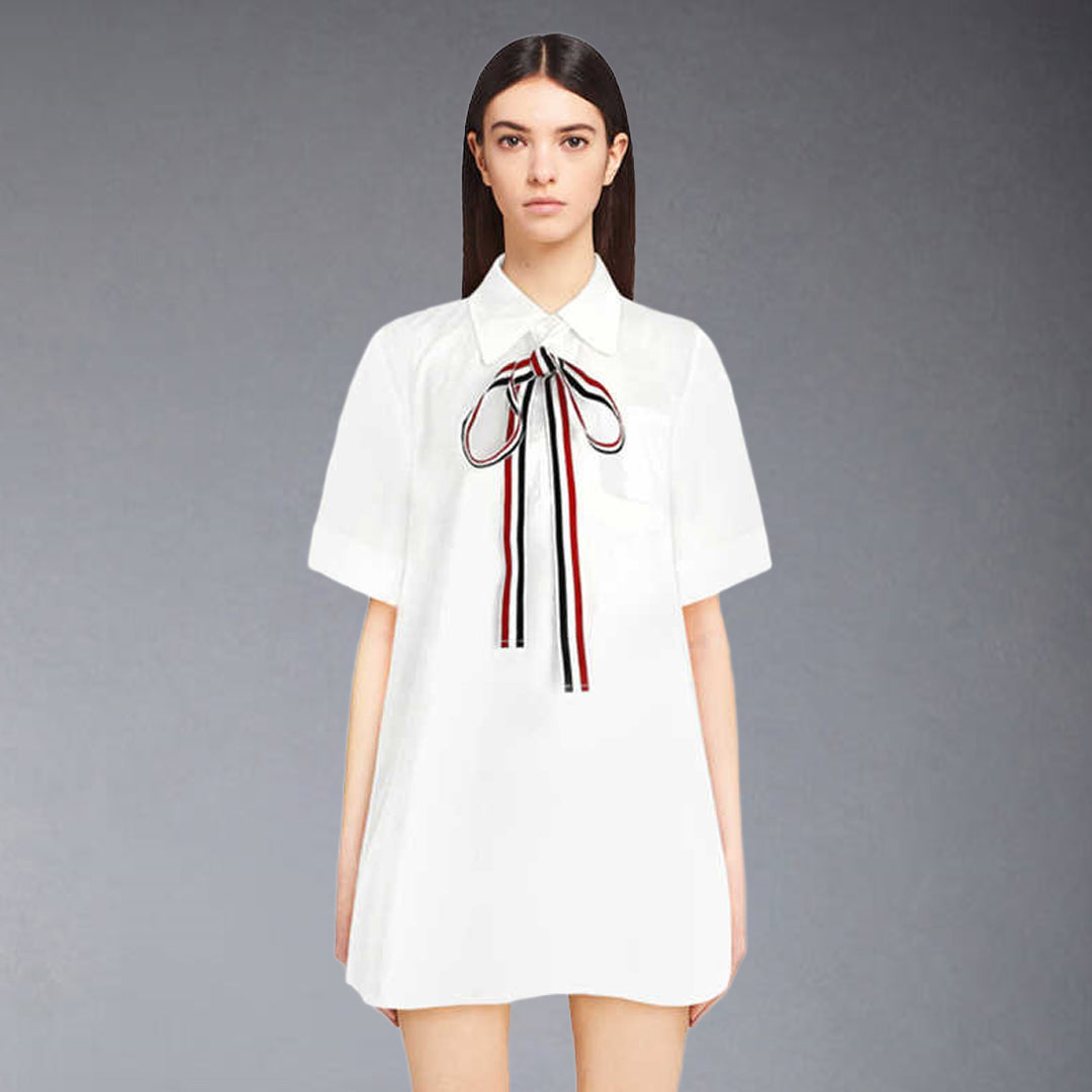 TNOM  2025  Bow Shirt Dress