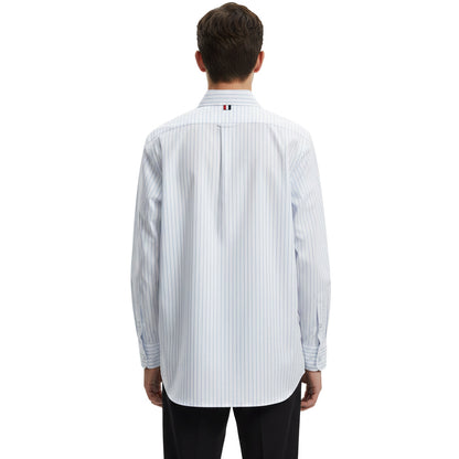 Men's Casual Business Shirt — 100% Cotton Button-Down Shirt