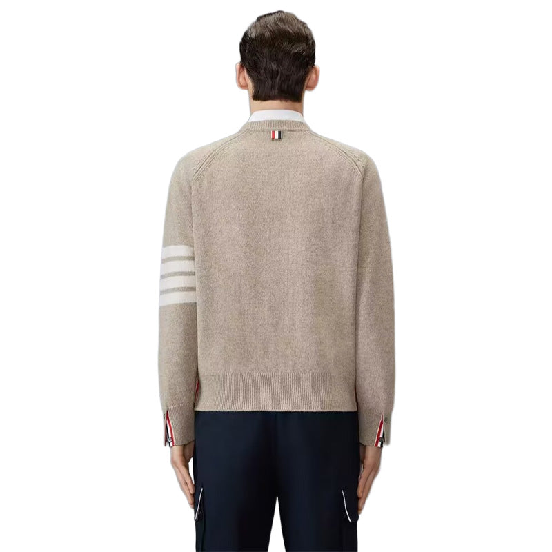 2025 New round neck knit sweater