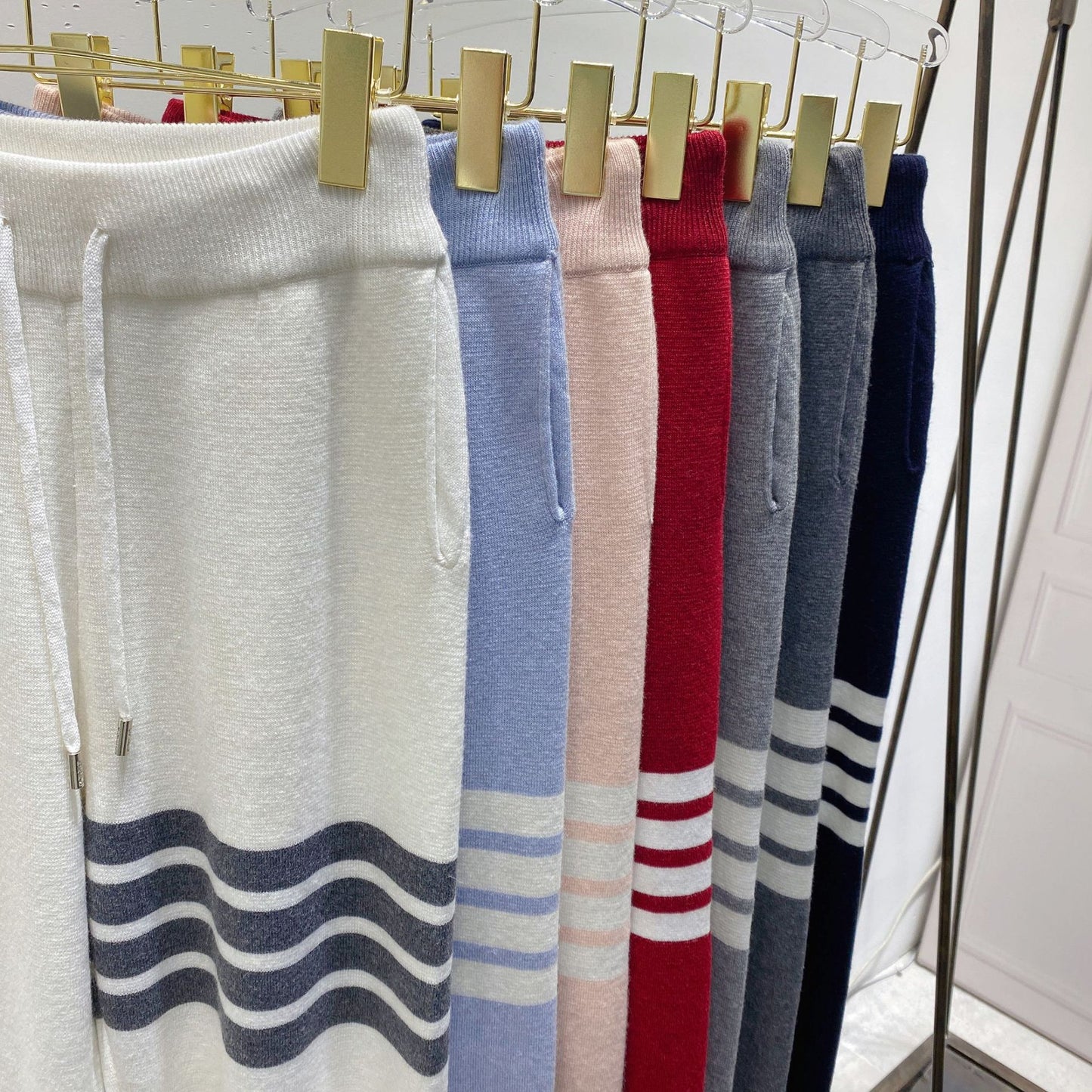 Knitted sports sweatpants