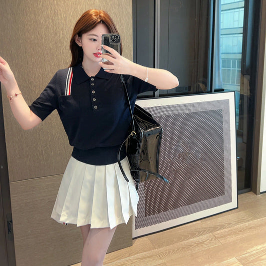 Color stripe T-shirt