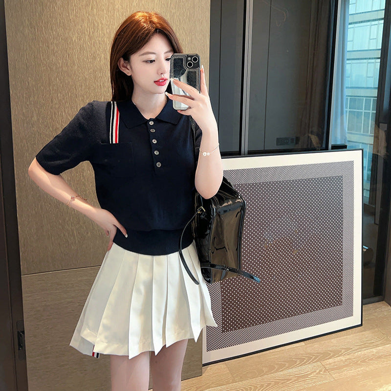 Color stripe T-shirt