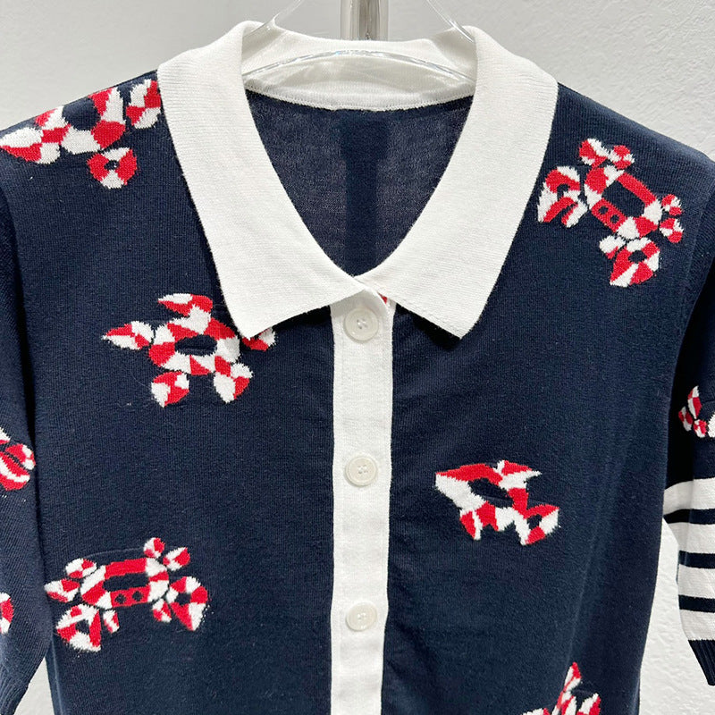 TNOM  Jacquard Cardigan