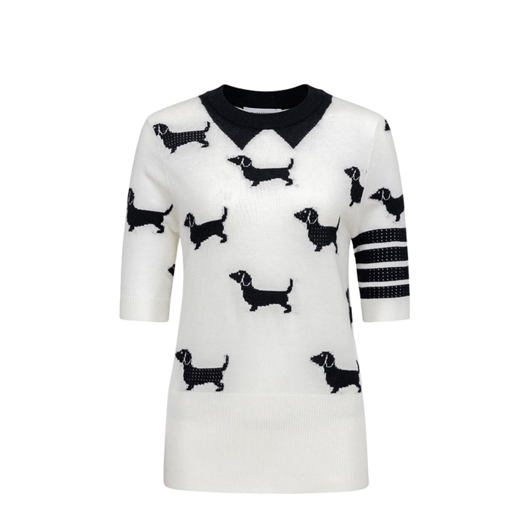 TNOM women puppy T-shirt