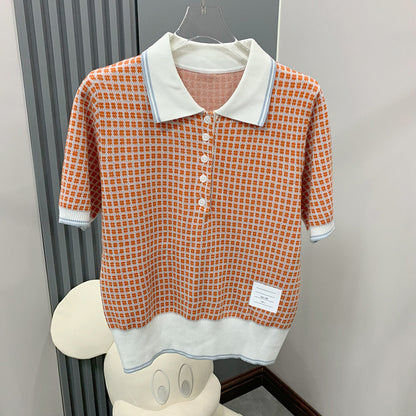 plaid T-shirt