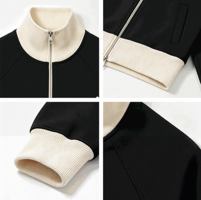 AMI  Two-way zip-up sweatshirt cardigan