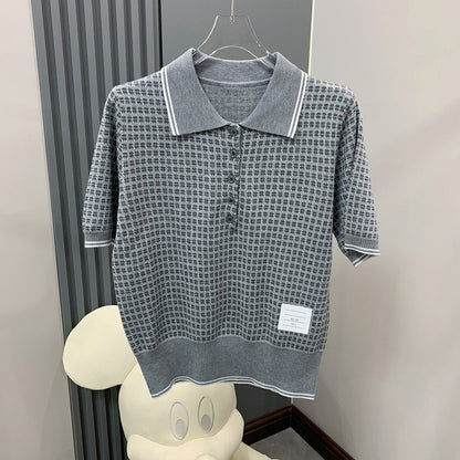 plaid T-shirt