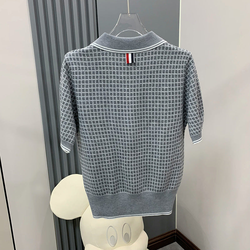 plaid T-shirt