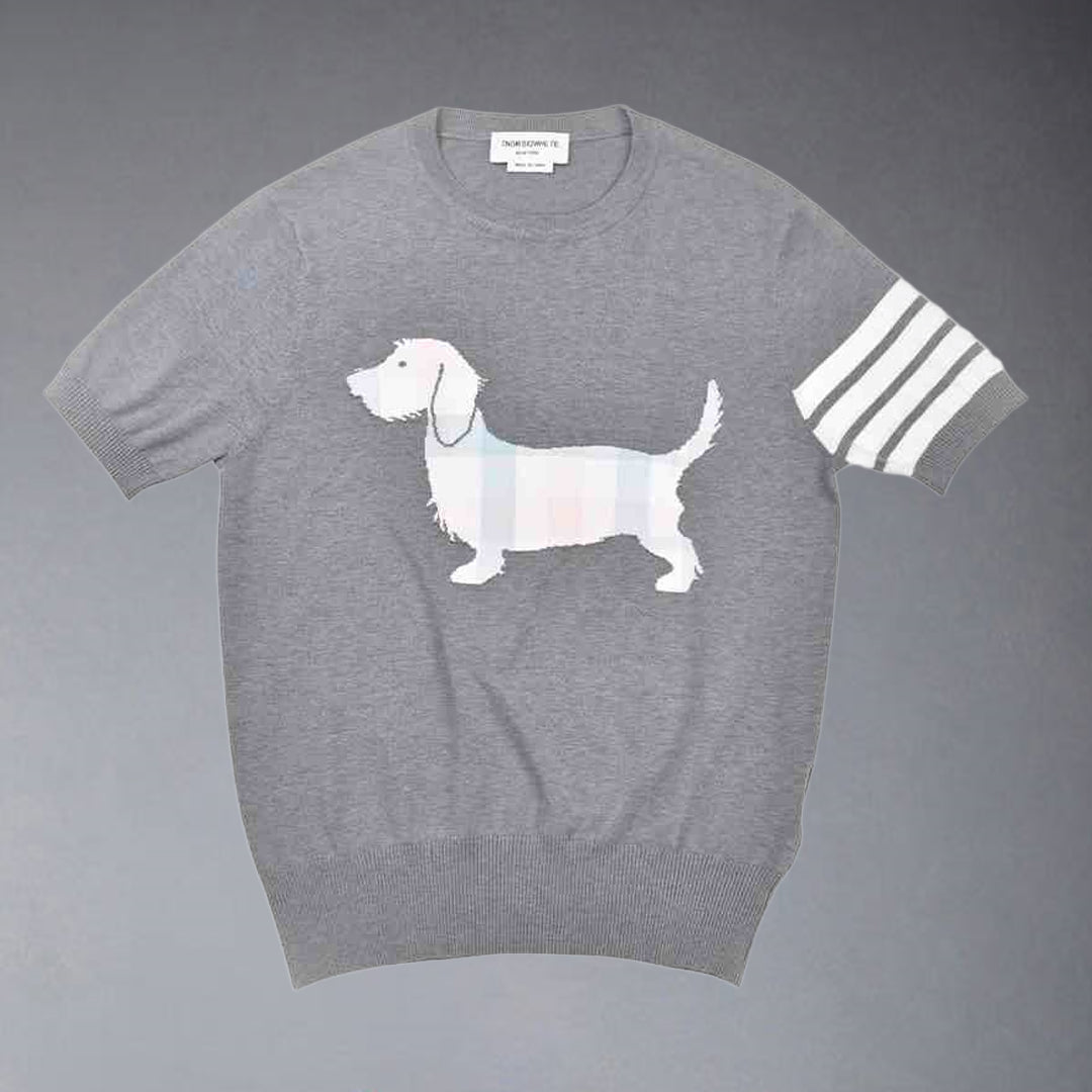 2025  puppy knitted T-shirt