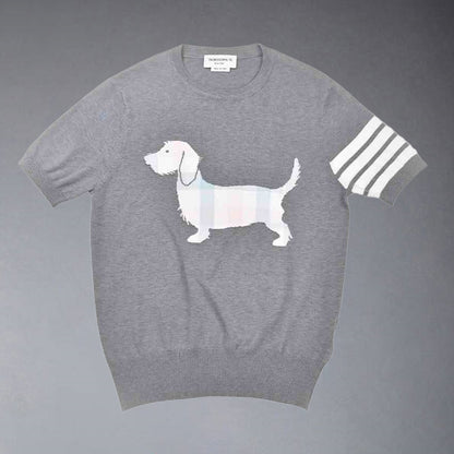 2025  puppy knitted T-shirt