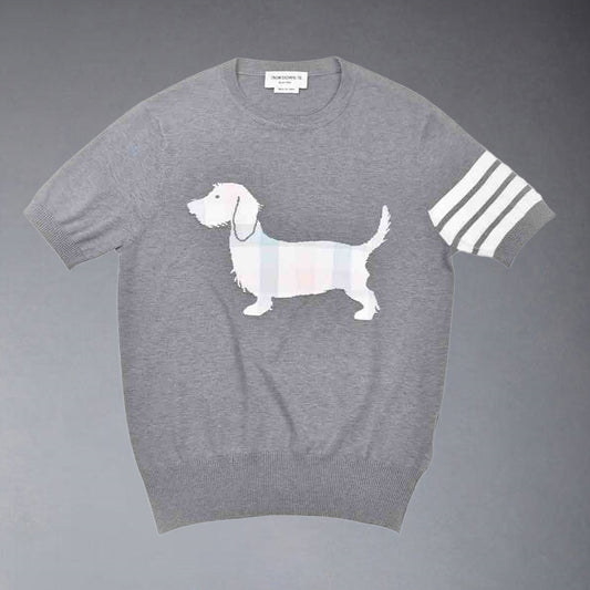2025  puppy knitted T-shirt