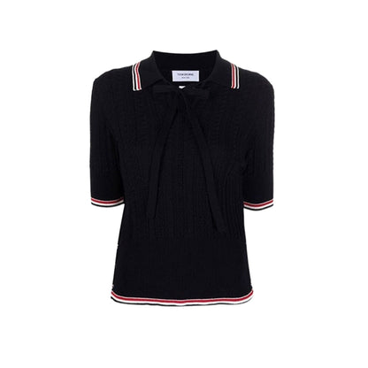 TNOM Women stripe POLO shirt