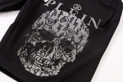 PP Skull T-shirt Shorts Suit
