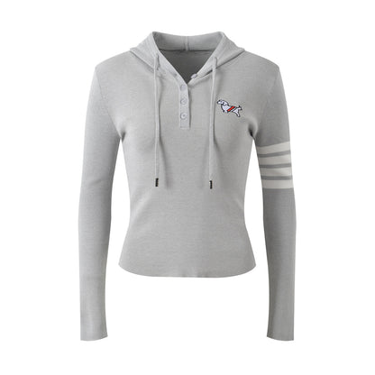 TNOM 2025ss Knitted Hoodie