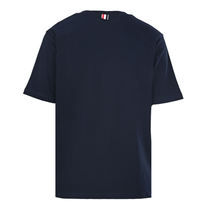Men's T-Shirt with Puppy and Racket Embroidery