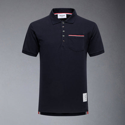 Pocket Stripes POLO Shirt