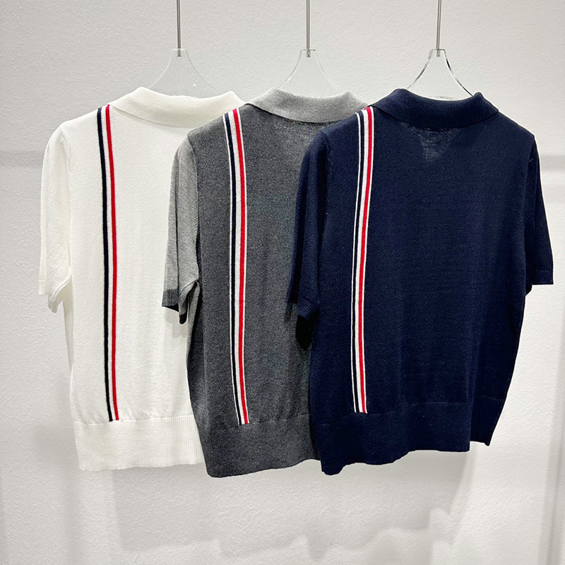 Knitted short sleeves