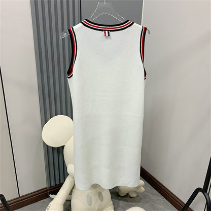 2025  Sleeveless knitted dress