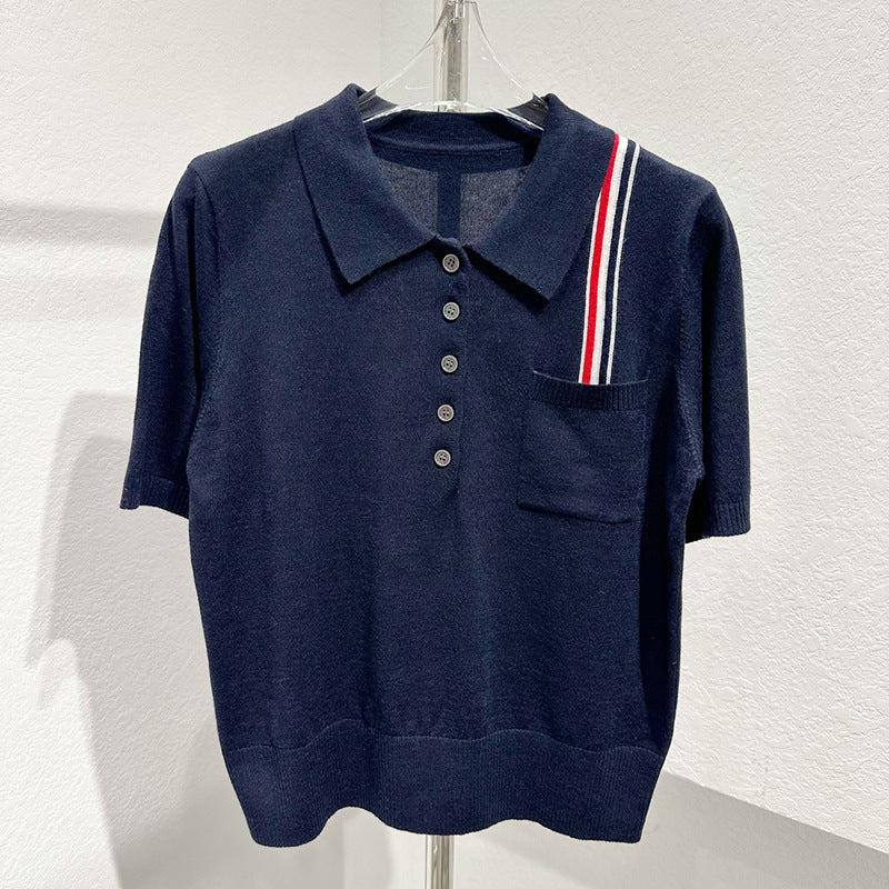 Color stripe T-shirt