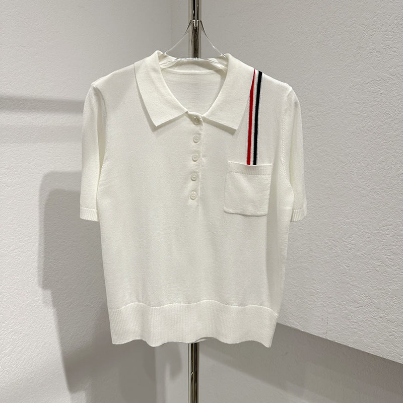 Color stripe T-shirt