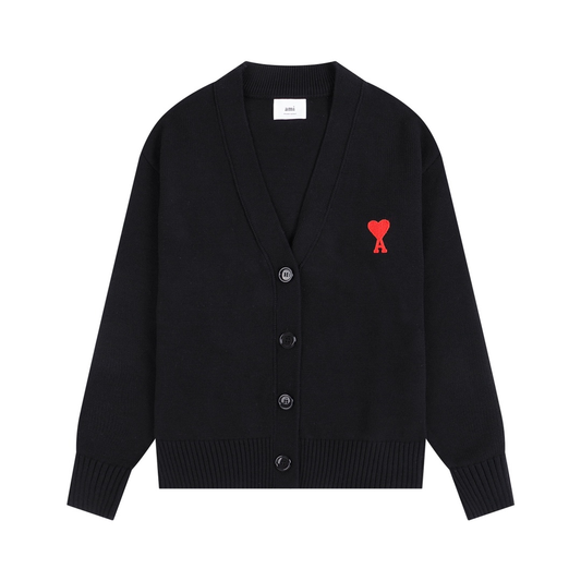 AMI Cotton and wool cardigan