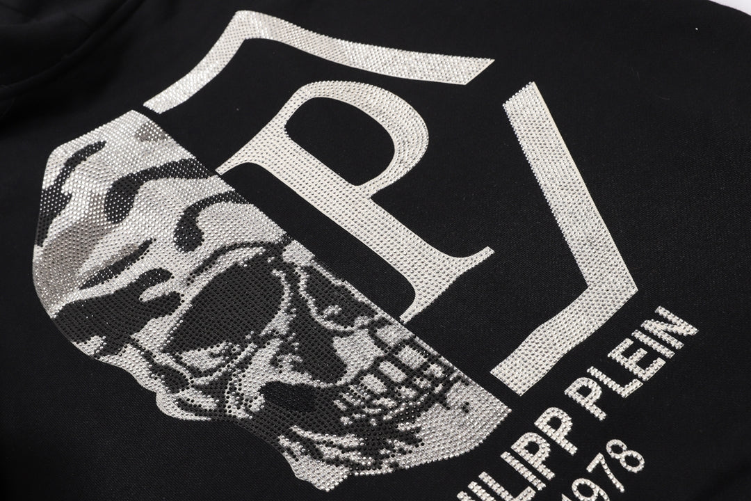 PP Logo Hoodie Jacket Suit