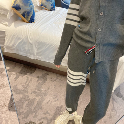 Knitted sports sweatpants