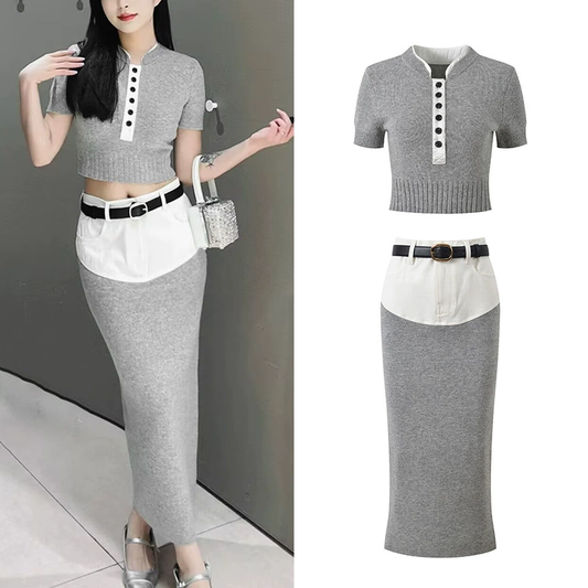 2025 SS Slim Fit Skirt