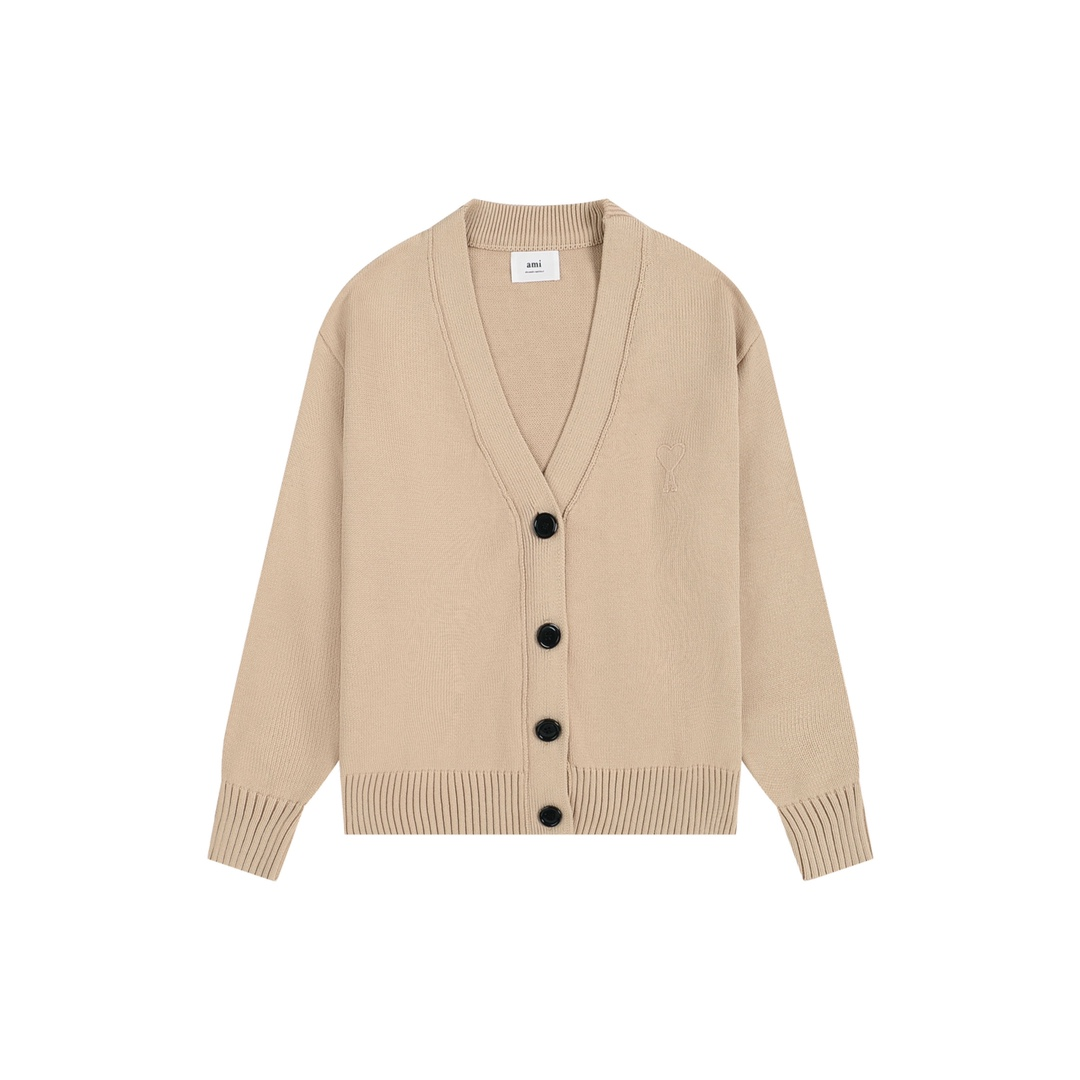 AMI Cotton and wool cardigan