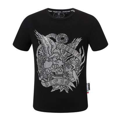 Philip T-shirt crystal tiger head