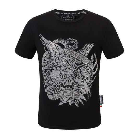Philip T-shirt crystal tiger head