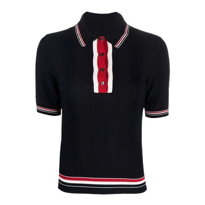 TNOM Women Ribbon POLO shirt