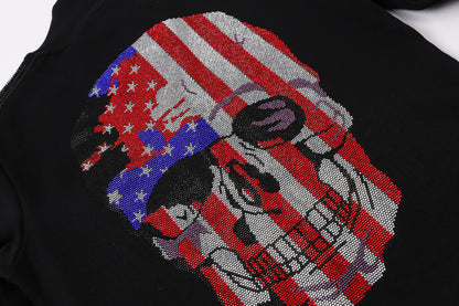 PHILIP skull back cardigan