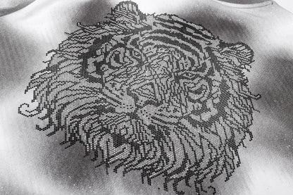 Philip T-shirt crystal tiger head