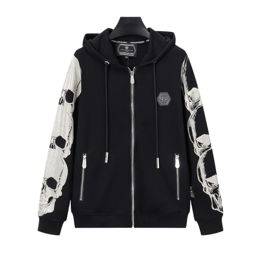 PHILIP skull back cardigan