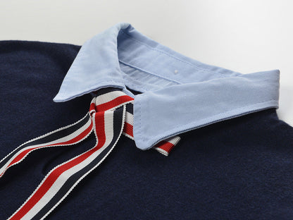 TNOM Women Ribbon POLO shirt