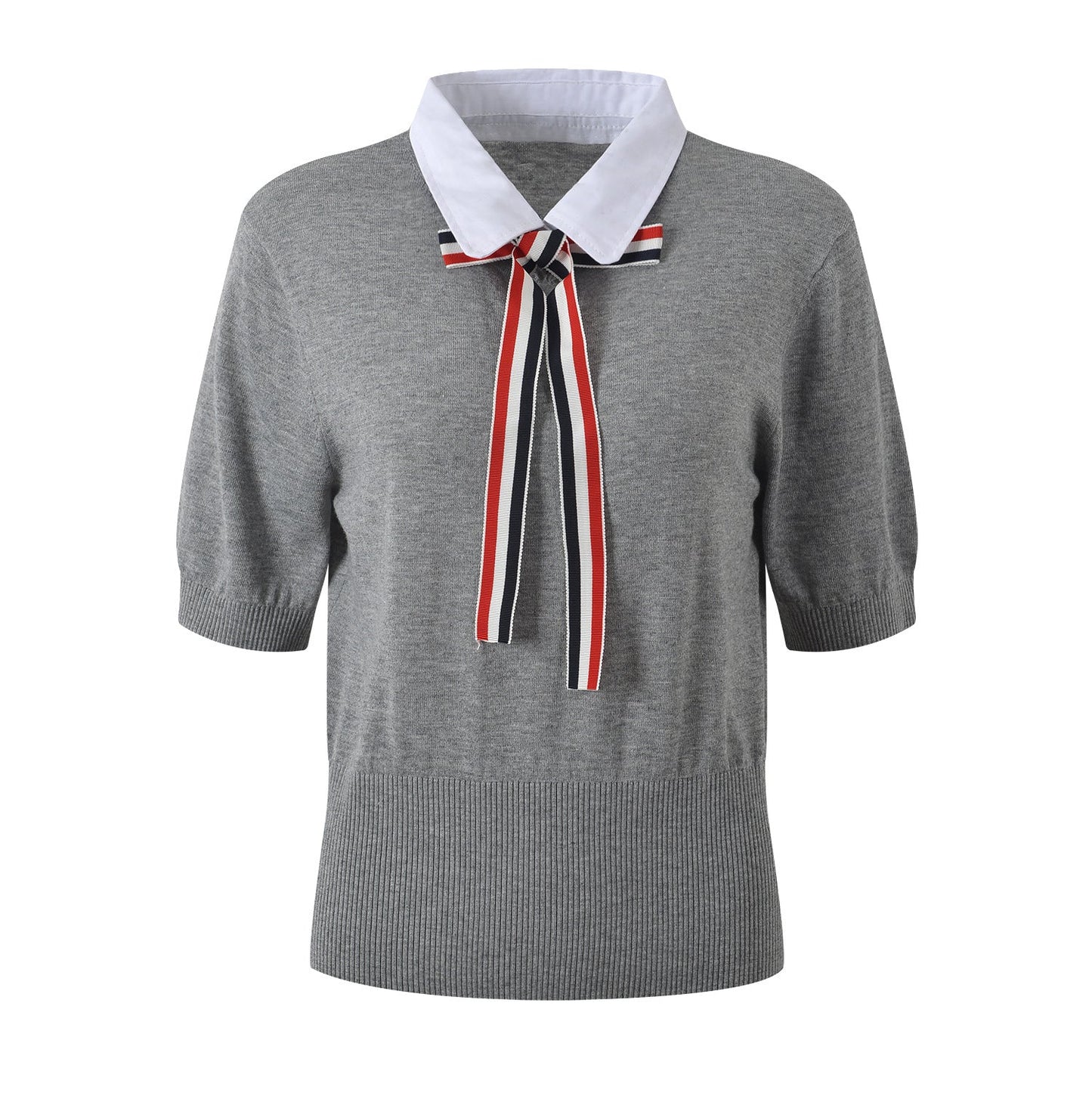 TNOM Women Ribbon POLO shirt