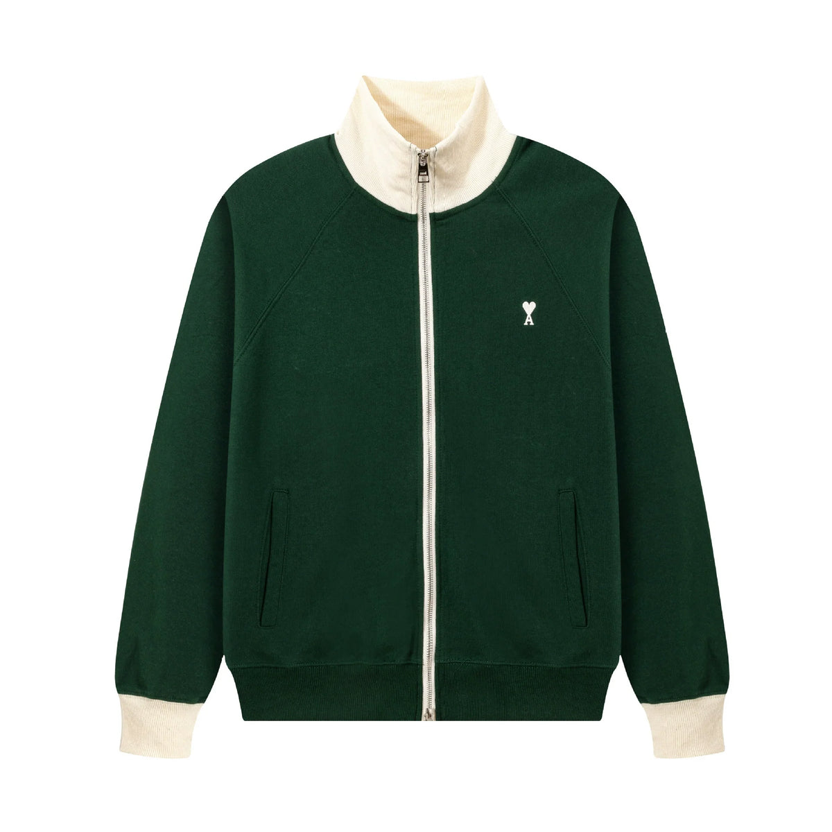 AMI  Two-way zip-up sweatshirt cardigan